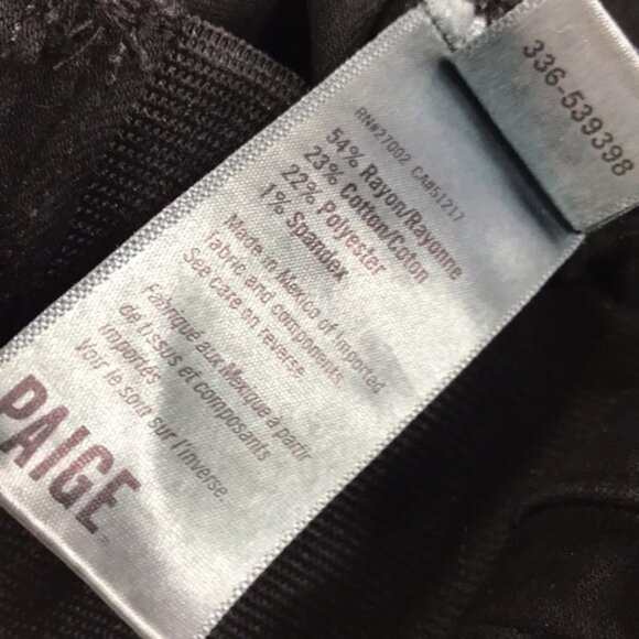 PAIGE Maternity Verdugo Ultra Skinny With Elastic Insets Jeans - Picture 5 of 9